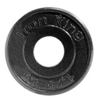 диск чугунный iron king star 51 мм 1,25 кг. черный