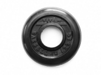 диск обрезиненный с втулкой titan profy 51 мм 1,25 кг. черный