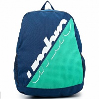 рюкзак спортивный umbro veloce dome 3 pocket backpack, 1 отделение, т.син/зел/бел.