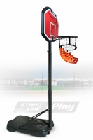 баскетбольная стойка standart 019 с возвратным механизмом (высота 230-305 см, р-р. щита 109x71x3 см,