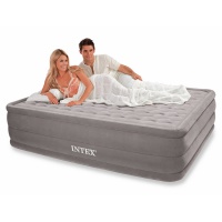 кровать надувная intex ultra plush с насосом 66958