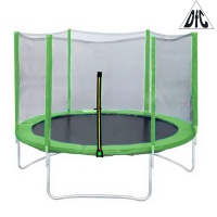 батут dfc trampoline fitness 16ft наружн.сетка, св.зел. (488см)