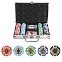 набор для покера crown (на 200 фишек)