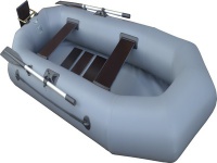 лодка надувная 2-местная альфа 26 рс/тр с транцем под мотор
