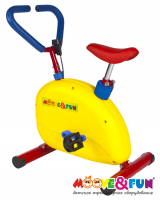 тренажер детский moove&fun - велотренажер sh-002w