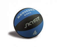 медицинский мяч 4 кг skyfit sf-mb4k черный-синий