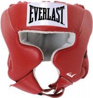 шлем боксерский everlast usa boxing cheek l красный