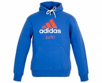 толстовка с капюшоном adidas community hoody judo сине-оранжевая adichj
