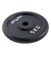 диск чугунный bb-204 5 кг, d=26 мм, черный