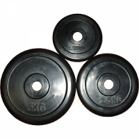 диск обрезиненный nantong rcp 10-1.25 25 мм 1,25 кг черный