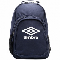 рюкзак спортивный umbro team backpack, 2 отделения + мини-органайзер, т.син/бел.