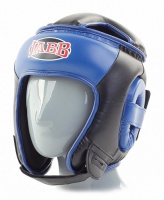 шлем боксерский jabb je-2093 (черный/синий)