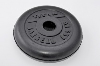 диск обрезиненный titan 26 мм 1,25 кг. черный