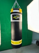 Бокс мешок %22Стандарт%22  40кг. 90х30 ТЕНТ/ЦЕПИ+КОЛЬЦО+КАРАБИН
