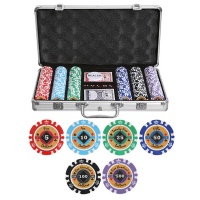 набор для покера crown (на 300 фишек)
