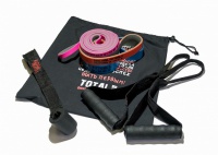 набор из трех эспандеров original fit.tools с аксессуарами в сумке ft-3color-set двухцветные