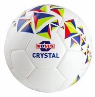 мяч футбольный novus crystal р.4 бело-сине-красный