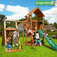 детский городок jungle gym jungle palace + climb module xtra