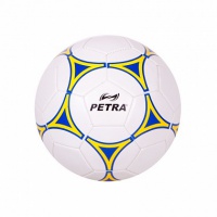 мяч футбольный petra fb-1605 white/yellow sz5