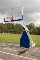 стойка баскетбольная мобильная складная игровая, вынос 3,25 м м173 с противовесами