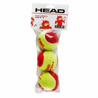 мяч теннисный head t.i.p red (3 шт.)
