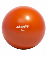 медбол 2 кг star fit gb-703 оранжевый