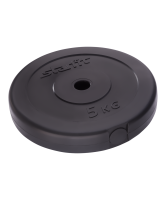 диск пластиковый bb-203, d=26 мм, черный, 5 кг