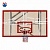 щит баскетбольный оргстекло игровой на раме olimpciti стандарт мк-02030 цвет разметки красный