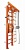 дск kampfer wooden ladder maxi (wall)
