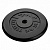 диск обрезиненный d51мм mb barbell titan черный 20 кг
