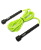 скакалка rp-101 пвх с плаcтиковой ручкой, зеленая, 3 м